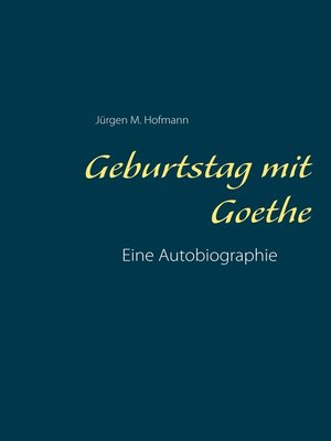 cover image of Geburtstag mit Goethe